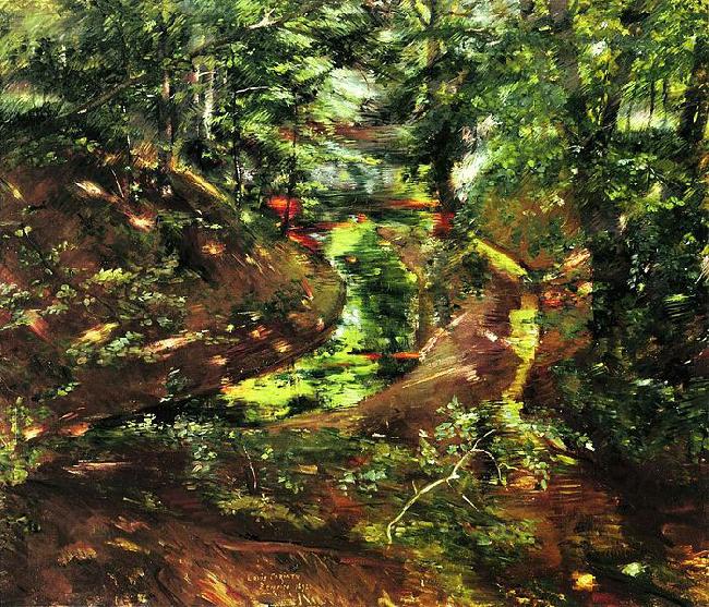 Lovis Corinth Waldinneres in Bernried oil painting picture